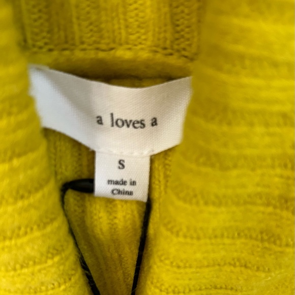 A Loves A Knit Turtleneck Long Sleeve Ribbed Cuff Sweater - Picture 6 of 9